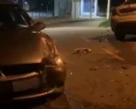 Motorista e passageira ficam feridos após o carro em que estavam ser atingido por outro veículo