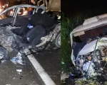 Pimenta: Acidente entre caminhão e carro na MG-050 deixa vítima fatal
