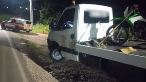 Ita&uacute;na: Caminhoneiro &eacute; preso ao transportar motocicleta adulterada
