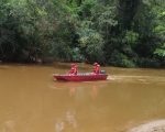 Bombeiros encontram corpo de menino de 10 anos que se afogou no Rio Lambari, em Nova Serrana