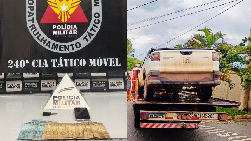 Foragido &eacute; preso com carro furtado em Divin&oacute;polis; homem &eacute; membro de quadrilha de furtos na regi&atilde;o