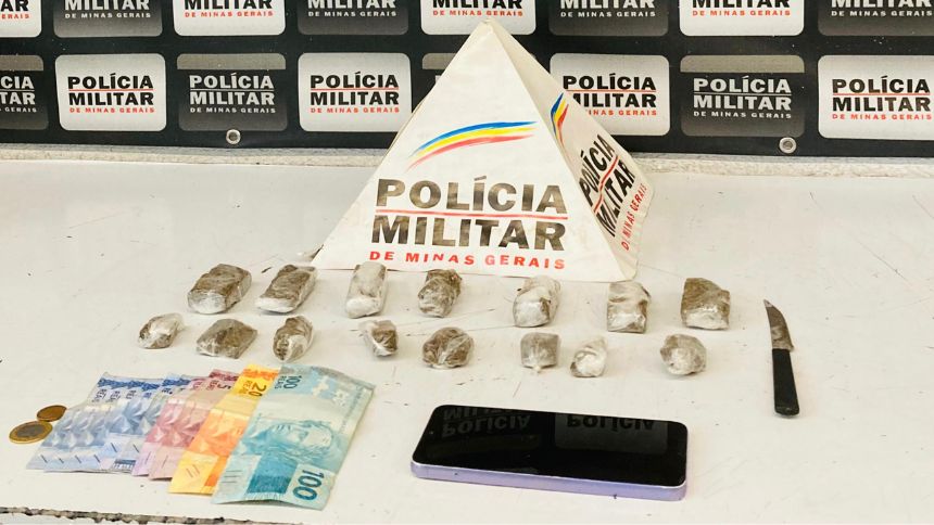 Homem &eacute; preso por traficar drogas em borracharia de Divin&oacute;polis