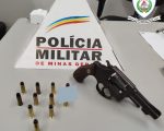 Durante corrida de app, passageiro é preso com arma e munição, em Nova Serrana