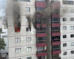 Ar condicionado causa incêndio em apartamento no bairro Carmo, em BH