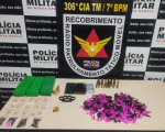 Mãe e filho são presos por tráfico de drogas em Lagoa da Prata