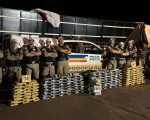 Polícia Militar apreende drogas avaliadas em R$ 16 milhões durante operação na MG-050