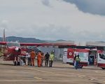 Vídeo: Avião pousa em Divinópolis com paciente que estava internada no RS