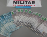 PM prende suspeito de passar dinheiro falso no comércio de Divinópolis
