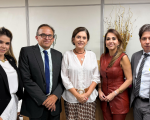Gleide Andrade recebe representantes do Complexo de Saúde São João de Deus