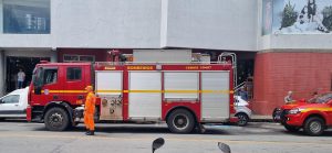 Princ&iacute;pio de inc&ecirc;ndio &eacute; registrado em shopping de Divin&oacute;polis