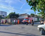 Motociclista fica gravemente ferido em acidente com camionete, no bairro Nações