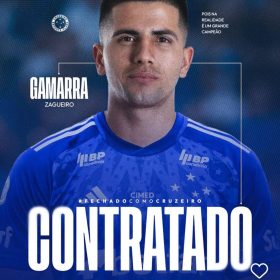 Paraguaio Gamarra &eacute; o novo xerife da zaga do Cruzeiro.
