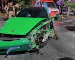 Acidente envolvendo Porsche deixa cinco pessoas feridas em BH