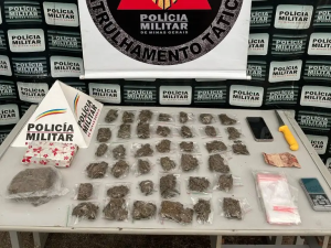 Durante passeio de moto, homem é preso por tráfico de drogas em Pará de Minas