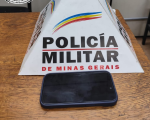 Pela identificação do celular, PM prende homem por receptação em Itaúna
