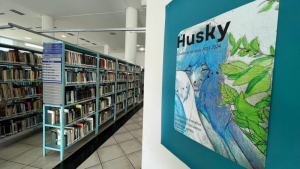 Mostra art&iacute;stica gratuita &eacute; realizada na biblioteca Ataliba Lago, em Divin&oacute;polis