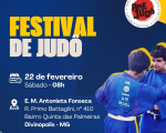 Festival de Judô será realizado em escola de Divinópolis e população é convidada