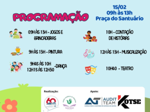 Para a crian&ccedil;ada: Pra&ccedil;a do Santu&aacute;rio ter&aacute; teatro, dan&ccedil;a, jogos e conta&ccedil;&atilde;o de hist&oacute;ria