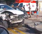 Homem corta a testa em acidente entre carros na LMG-818, em Pará de Minas