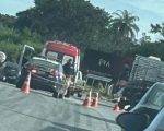 Motociclista morre após batida com caminhonete na BR-040, na Grande BH