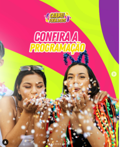 Programa&ccedil;&atilde;o do Carnaval em Carmo do Cajuru &ndash; Sexta-feira (28)
