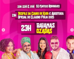 Programação do Carnaval em Cláudio – Sexta-feira (28)