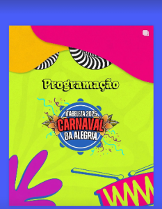Programa&ccedil;&atilde;o do Carnaval Itapecerica 2025 &ndash; Sexta-feira (28)