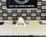 Divinópolis: Homem é preso com grande quantidade de drogas em 'depósito do tráfico'