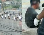 Vídeo: Briga entre organizadas de Cruzeiro e Atlético deixam feridos em BH