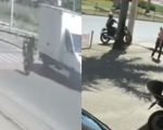 Vídeo: Motociclista morre após ‘dar grau’, bater em poste e quase atropelar mãe e filha na Grande BH