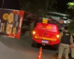 VÍDEO: ônibus tomba na MG-030, em Nova Lima, e deixa seis feridos