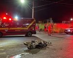 Acidente entre duas motos termina com homem morto e jovem preso