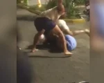 VÍDEOS: Discussão no estacionamento de shopping termina em briga generalizada