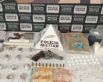 Divinópolis: PM apreende grande quantidade de drogas no Campina Verde