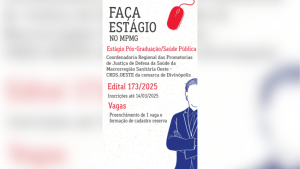 Est&aacute;gio pelo Minist&eacute;rio P&uacute;blico de Divin&oacute;polis: inscri&ccedil;&otilde;es v&atilde;o at&eacute; 14 de mar&ccedil;o