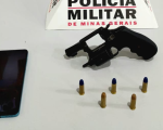 Homem é preso e arma de fogo apreendida em Nova Serrana