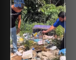 VÍDEO: Vereadores denunciam descarte ilegal de lixo na estrada de acesso à Cruz de Todos os Povos