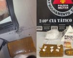 Homem é preso com cocaína escondida no piso em Divinópolis