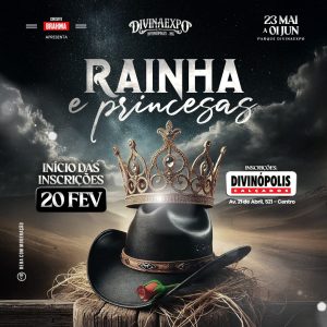 Inscri&ccedil;&otilde;es para Rainha e Princesas da Divinaexpo terminam em breve; vagas s&atilde;o limitadas