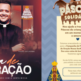 Grupo de Oração Nossa Senhora Aparecida promove campanha Páscoa Solidária, em Divinópolis