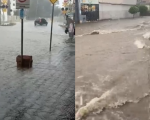 Veja trechos que ficaram alagados com o temporal desta segunda (24) em Divinópolis