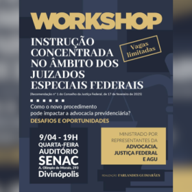 Workshop sobre advocacia previdenciária será feito no Senac, em Divinópolis