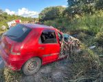 Acidente deixa motorista ferido em São Sebastião do Oeste