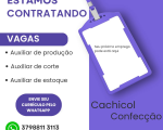 Loja de confecção oferece vagas de auxiliar em Divinópolis
