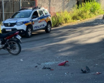 Motociclista fica ferido em acidente com carro, no bairro Interlagos, em Divinópolis