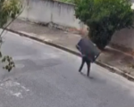 Ladrão furta TV e é flagrado levando aparelho nas costas na Grande BH