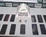 Quadrilha furta 13 celulares em bloco de BH e é presa no Centro-Oeste de MG