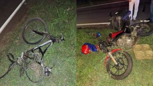 Ciclista morre ap&oacute;s ser atingido por moto na MG-050, em Ita&uacute;na