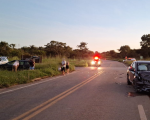 Mulher e criança ficam feridas em acidente na MG-430, em São Gonçalo do Pará