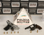 Divinópolis: Homens são presos com armas de fogo no bairro Quintino